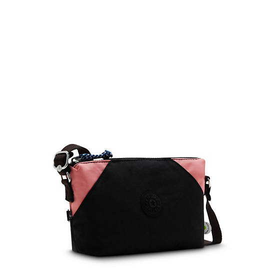 Kipling Art Extra Small Crossbodytassen Zwart Roze | België 2134CT